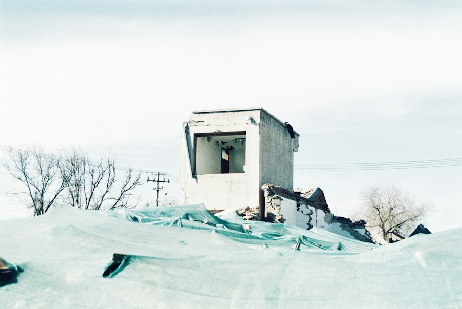 Photo abandoned buildings