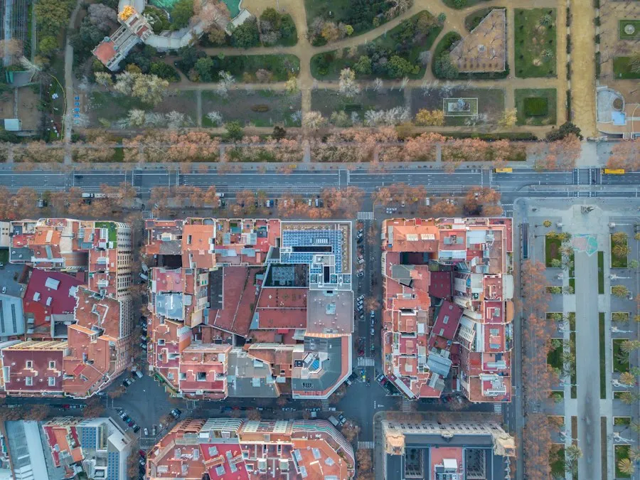 Photo urban architecture overview