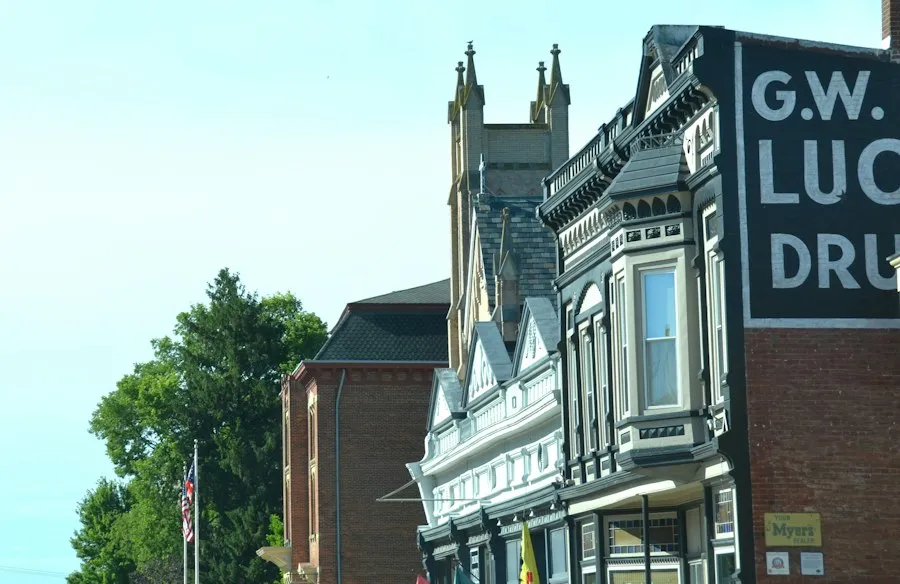 Photo historic neighborhoods old town