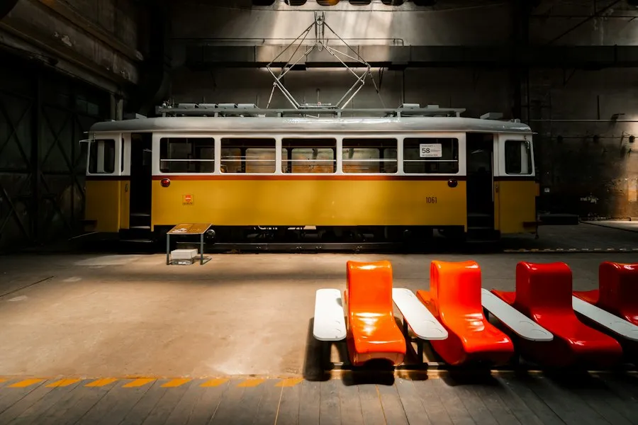 vintage tram transport history