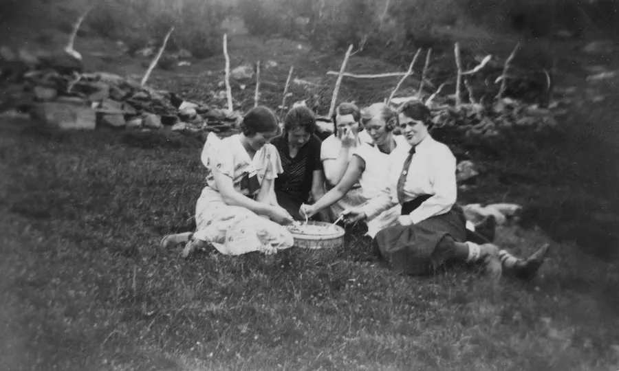 Photo daily life in the past
